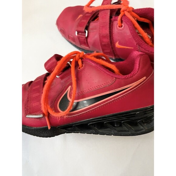Nike Romaleos 2 Red/ Orange/ Black 476927-606 Men’s Size 11.5 RARE Weightlifting - Picture 2 of 13